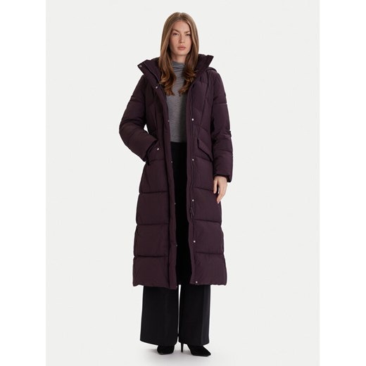 BOSS Płaszcz zimowy Pamaxi4 50546844 Fioletowy Regular Fit ze sklepu MODIVO w kategorii Płaszcze damskie - zdjęcie 186655497