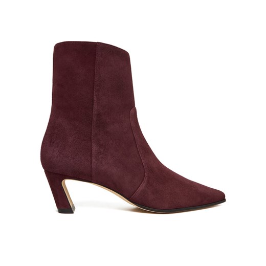 Stuart Weitzman Botki Stassi SM498 Bordowy ze sklepu MODIVO w kategorii Botki - zdjęcie 186655607