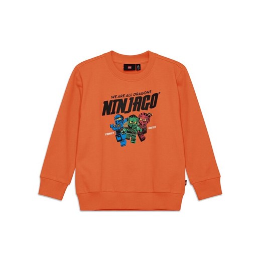 LEGO Bluza Ninjago 11010944 Pomarańczowy Regular Fit ze sklepu MODIVO w kategorii Bluzy chłopięce - zdjęcie 186655638