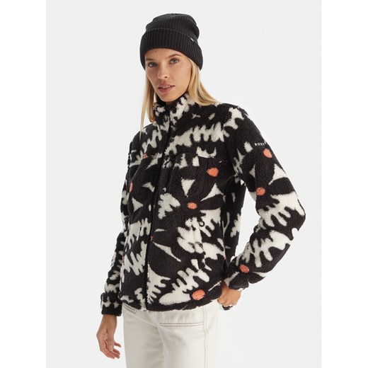 Roxy Polar Alabama Full Zip ERJFT04970 Czarny Regular Fit ze sklepu MODIVO w kategorii Bluzy damskie - zdjęcie 186655675