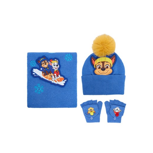 Paw Patrol Zestaw czapka, szalik i rękawiczki CEO-ACCCS-AW25-328PAW Niebieski - id: 5906751426746 - marki MODIVO - 186655699 Paw Patrol Zestaw czapka, szalik i rękawiczki CEO-ACCCS-AW25-328PAW Niebieski ze sklepu MODIVO w kategorii Czapki dziecięce - zdjęcie 186655699