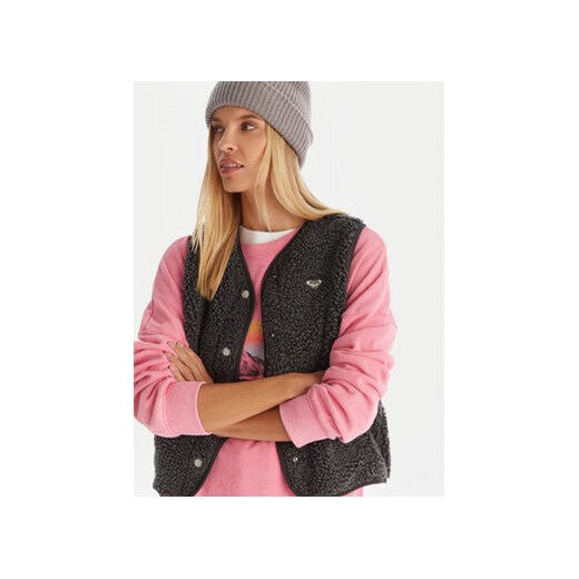Roxy Bezrękawnik Iconic Twon Vest ERJPF03235 Szary Regular Fit M MODIVO
