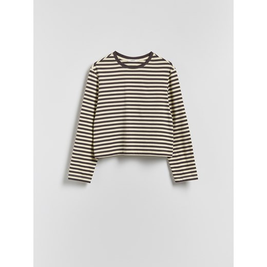 Reserved - Bawełniany longsleeve - wielobarwny Reserved L Reserved