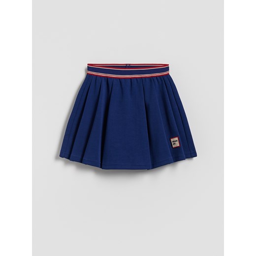 Reserved - Gładkie spódnico-szorty - granatowy ze sklepu Reserved w kategorii Spódnice dziewczęce - zdjęcie 186660857