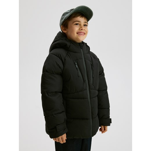 Reserved - Kurtka oversize - czarny ze sklepu Reserved w kategorii Kurtki chłopięce - zdjęcie 186661216