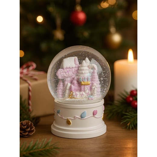 Sinsay - Świąteczna kula śnieżna - różowy Sinsay One Size Sinsay