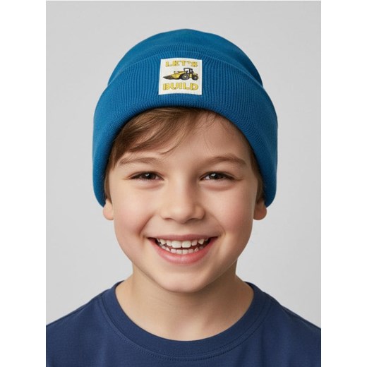 Sinsay - Czapka beanie - niebieski - id: 106FG-50X - marki Sinsay - 186665389 Sinsay - Czapka beanie - niebieski ze sklepu Sinsay w kategorii Czapki dziecięce - zdjęcie 186665389