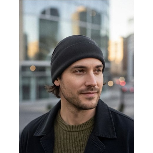 Sinsay - Czapka beanie - czarny ze sklepu Sinsay w kategorii Czapki zimowe męskie - zdjęcie 186665495