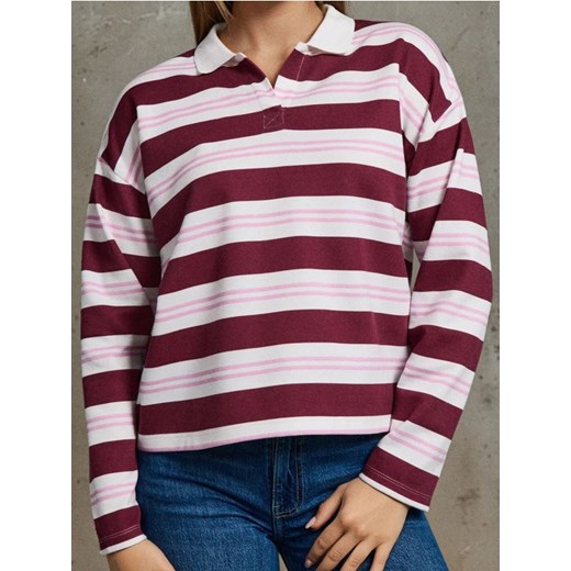 Sinsay - Bluzka z kołnierzykiem - wielobarwny ze sklepu Sinsay w kategorii Bluzki damskie - zdjęcie 186665526