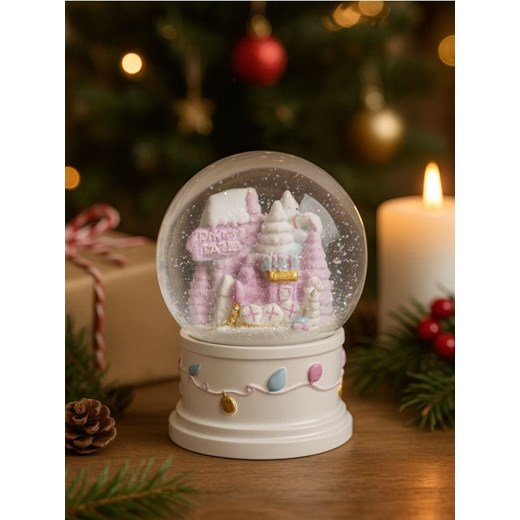 Sinsay - Świąteczna kula śnieżna - różowy ze sklepu Sinsay w kategorii Dekoracje bożonarodzeniowe - zdjęcie 186665765