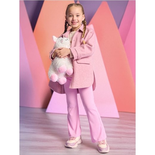 Sinsay - Spodnie flare - różowy Sinsay 104 (3-4 l) Sinsay