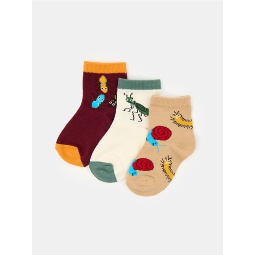 Sinsay - Skarpetki 3 pack - wielobarwny - id: 919FY-MLC - marki Sinsay - 186665925 Sinsay - Skarpetki 3 pack - wielobarwny ze sklepu Sinsay w kategorii Skarpetki dziecięce - zdjęcie 186665925