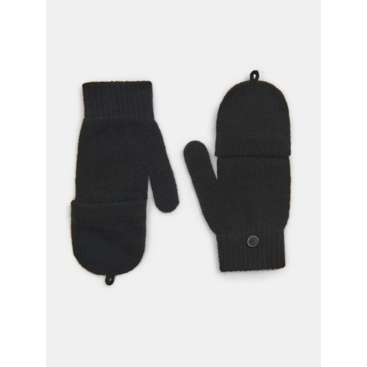 Sinsay - Rękawiczki mitenki - czarny Sinsay One Size Sinsay