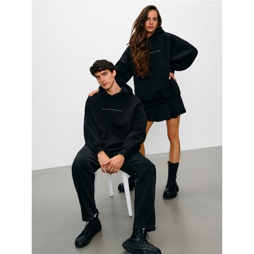 Sinsay - Bluza z kapturem - czarny ze sklepu Sinsay w kategorii Bluzy męskie - zdjęcie 186667849