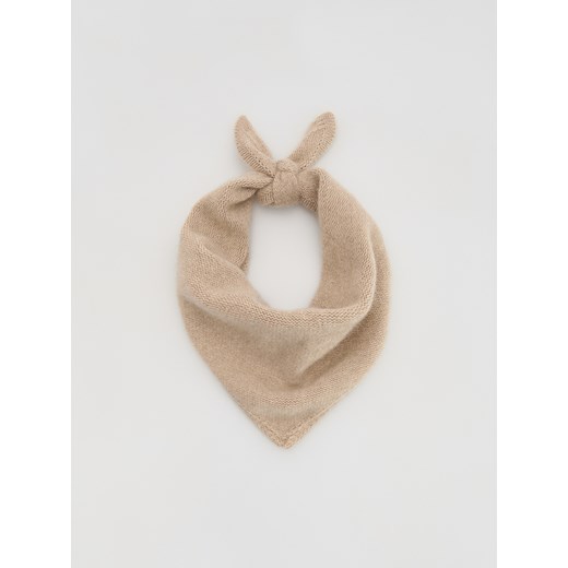 Reserved - Szal z wełną i kaszmirem - beżowy ze sklepu Reserved w kategorii Szaliki i chusty damskie - zdjęcie 186668115