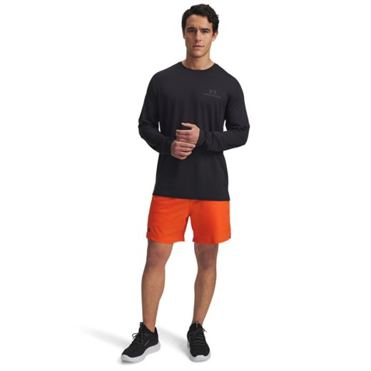 Męskie spodenki treningowe Under Armour UA Vanish Woven 6in Shorts - pomarańczowe ze sklepu Sportstylestory.com w kategorii Spodenki męskie - zdjęcie 186668425
