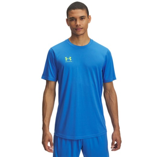 Męska koszulka treningowa Under Armour UA M\'s Challenger Train Ss - niebieska ze sklepu Sportstylestory.com w kategorii T-shirty męskie - zdjęcie 186668445