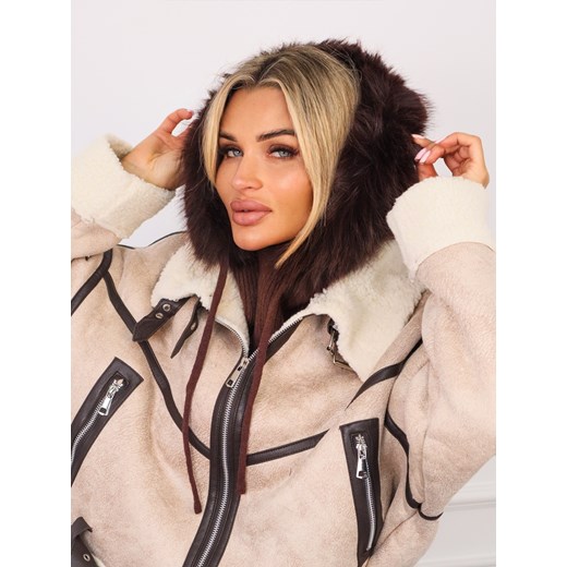 KOMIN/KAPTUR Z FUTERKIEM I ŚCIAGACZAMI- CZEKOLADOWY Olika uniwersalny olika.com.pl