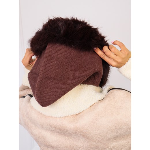 KOMIN/KAPTUR Z FUTERKIEM I ŚCIAGACZAMI- CZEKOLADOWY Olika uniwersalny olika.com.pl