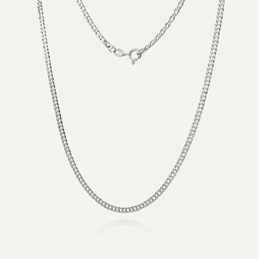 Srebrny łańcuszek romb diamentowany w pokryciu platyną ze sklepu GIORRE w kategorii Łańcuszki - zdjęcie 186669549