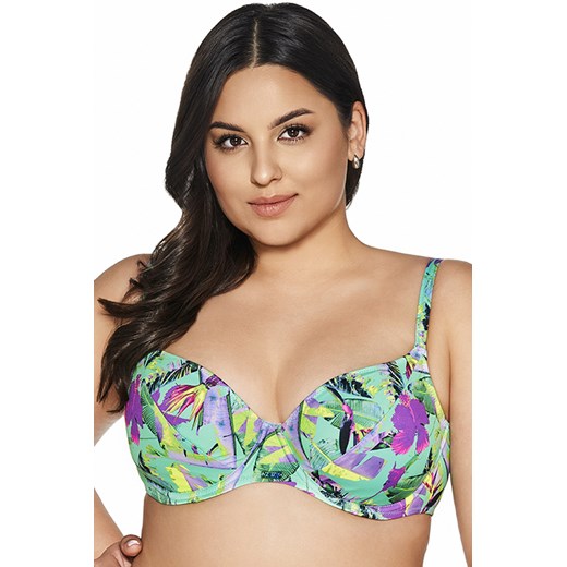 Kostium kąpielowy biustonosz miękki Ava SK-211 vibrant green ze sklepu kontri.pl w kategorii Stroje kąpielowe - zdjęcie 186669655