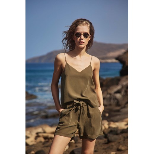 TOP JUNO KHAKI ze sklepu Jemiol w kategorii Bluzki damskie - zdjęcie 186669958