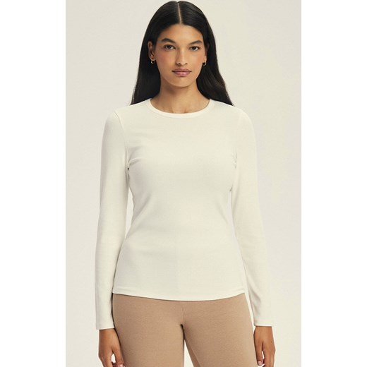 Esotiq bluzka z długim rękawem Jody 44073-01X, Kolor kremowy, Rozmiar L, Esotiq ze sklepu Intymna w kategorii Bluzki damskie - zdjęcie 186671458