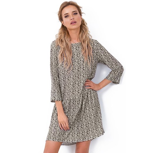 Sukienka F652, Kolor oliwkowy-wzór, Rozmiar M, Fobya ze sklepu Intymna w kategorii Sukienki - zdjęcie 186671517