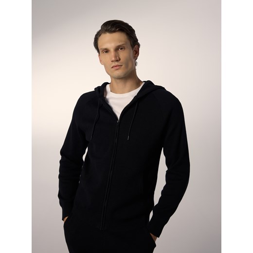 Reserved - Sweter z kapturem - czarny - id: 460GQ-99X - marki Reserved - 186671976 Reserved - Sweter z kapturem - czarny ze sklepu Reserved w kategorii Swetry męskie - zdjęcie 186671976