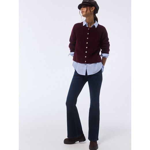 Mohito - Jeansy flare - granatowy ze sklepu Mohito w kategorii Jeansy damskie - zdjęcie 186672105