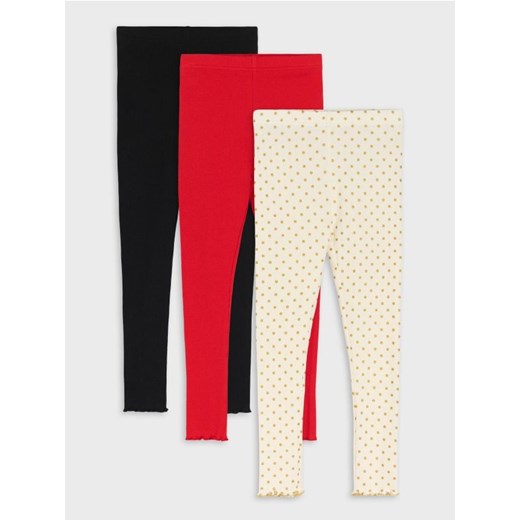 Sinsay - Legginsy 3 pack - wielobarwny ze sklepu Sinsay w kategorii Spodnie dziewczęce - zdjęcie 186674258