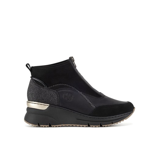 Sneakersy Rieker N6361-00 Czarny Rieker 39 eobuwie.pl