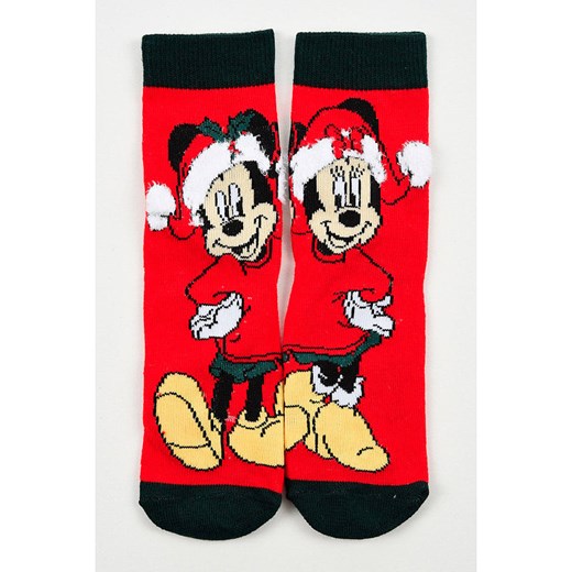 Disney Minnie Mouse Skarpety &quot;Minnie&quot; w kolorze czerwono-czarnym ze sklepu Limango Polska w kategorii Skarpetki dziecięce - zdjęcie 186674919