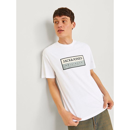 Jack &amp; Jones Koszulka w kolorze białym Jack & Jones S okazja Limango Polska