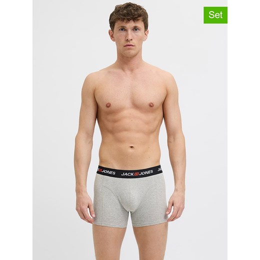 Jack &amp; Jones Bokserki (7 par) w kolorze szarym ze sklepu Limango Polska w kategorii Majtki męskie - zdjęcie 186675267