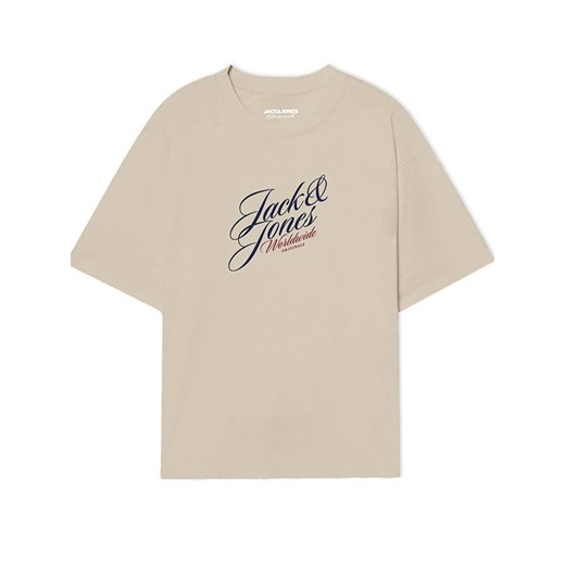 Jack &amp; Jones Koszulka w kolorze beżowym ze sklepu Limango Polska w kategorii T-shirty męskie - zdjęcie 186675295