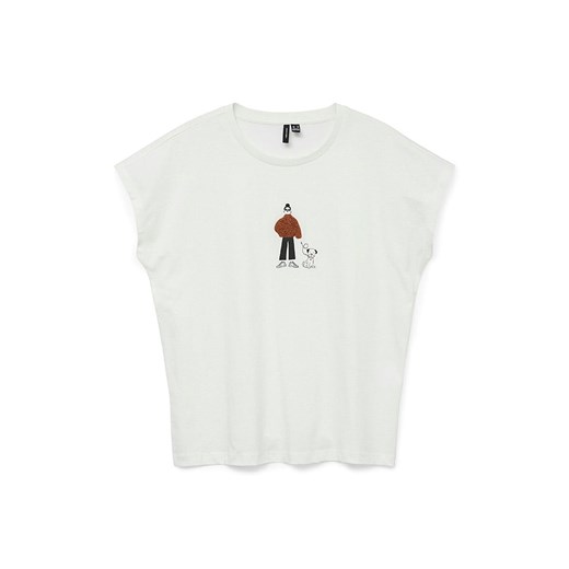 Vero Moda Koszulka w kolorze białym ze sklepu Limango Polska w kategorii Bluzki damskie - zdjęcie 186675327