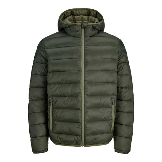 Jack &amp; Jones Kurtka pikowana w kolorze khaki ze sklepu Limango Polska w kategorii Kurtki męskie - zdjęcie 186675566