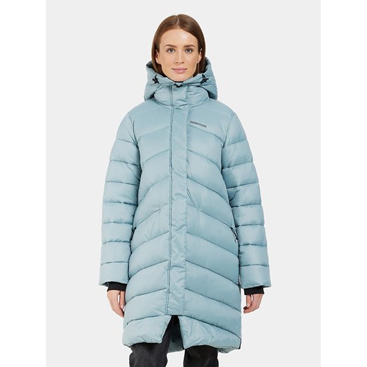 Didriksons Płaszcz pikowany &quot;Marion&quot; w kolorze błękitnym ze sklepu Limango Polska w kategorii Kurtki damskie - zdjęcie 186676157
