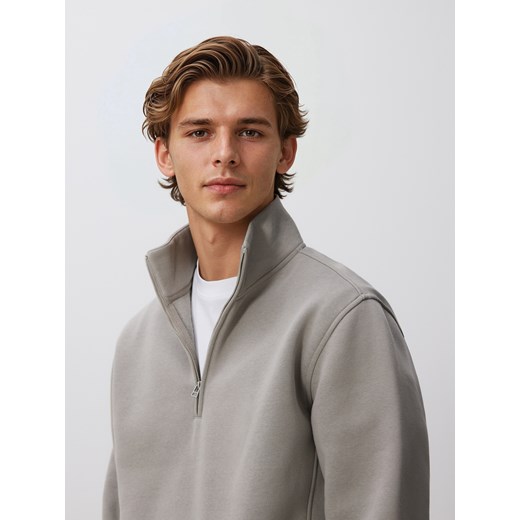 Reserved - Bluza ze stójką - jasnozielony Reserved M Reserved