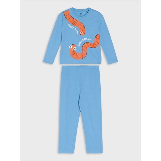 Sinsay - Piżama dwuczęściowa - niebieski ze sklepu Sinsay w kategorii Piżamy dziecięce - zdjęcie 186679498