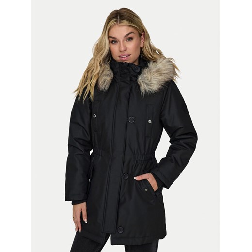 ONLY Parka Iris 15304625 Czarny Regular Fit ze sklepu MODIVO w kategorii Parki damskie - zdjęcie 186680095