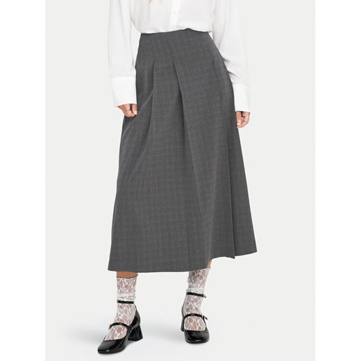 ONLY Spódnica maxi Lexie 15359282 Szary Regular Fit ze sklepu MODIVO w kategorii Spódnice - zdjęcie 186680099