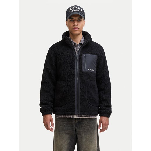 Jack & Jones Polar Soho 12278784 Czarny Regular Fit ze sklepu MODIVO w kategorii Bluzy męskie - zdjęcie 186680125