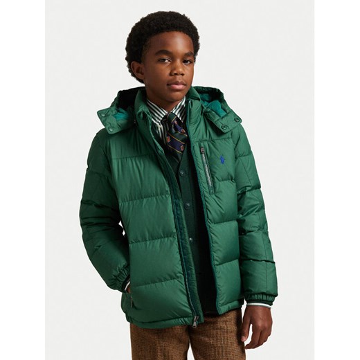Polo Ralph Lauren Kurtka puchowa 323969861004 Zielony Regular Fit ze sklepu MODIVO w kategorii Kurtki chłopięce - zdjęcie 186680187