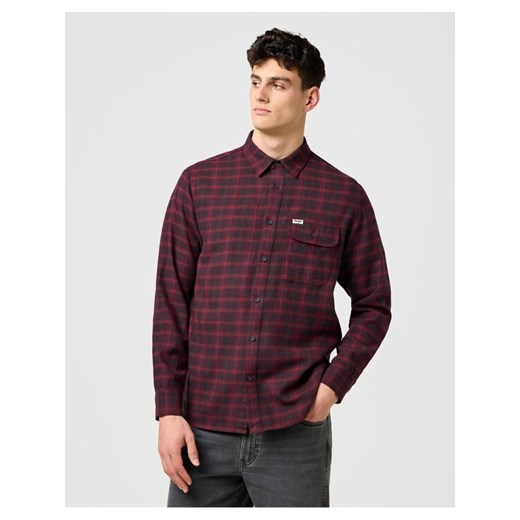 Wrangler Koszula 1 PKT FLANNEL SHIRT Kolorowy Relaxed Fit ze sklepu MODIVO w kategorii Koszule męskie - zdjęcie 186680188