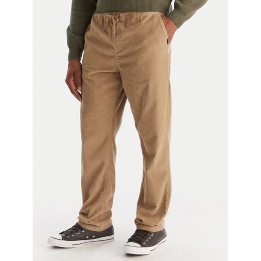 Quiksilver Spodnie materiałowe Taxer Regular Cord EQYNP03315 Brązowy Regular Fit ze sklepu MODIVO w kategorii Spodnie męskie - zdjęcie 186680209