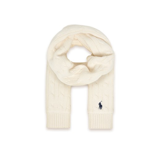 Polo Ralph Lauren Szalik 323953206005 Écru ze sklepu MODIVO w kategorii Szaliki dziecięce - zdjęcie 186680216