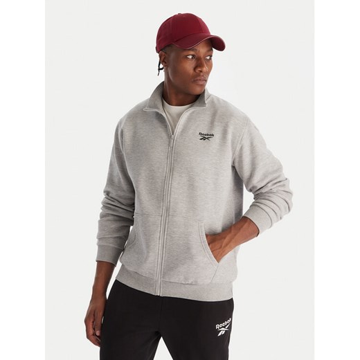 Reebok Bluza RK25144CCM Szary Regular Fit ze sklepu MODIVO w kategorii Bluzy męskie - zdjęcie 186680218
