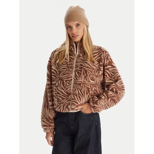 Roxy Polar Blury Cloud 236ERJPF03 Brązowy Regular Fit ze sklepu MODIVO w kategorii Bluzy damskie - zdjęcie 186680227